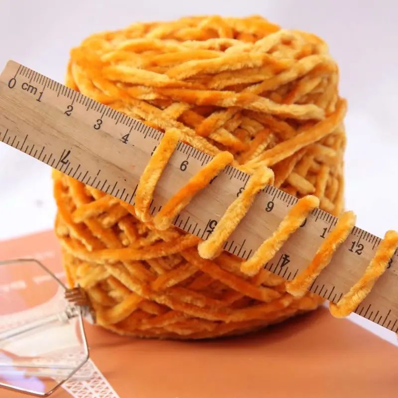 1PLY Chenille yarn hook shoe thread hook hat thread polyester  yarn