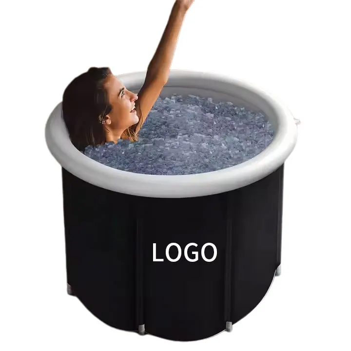 90*75CM Custom Logo Ice Bath Tub Inflatable Bathtub an Ice Bathtub for Athletes High Quality PVC Bathtub Ice Bath