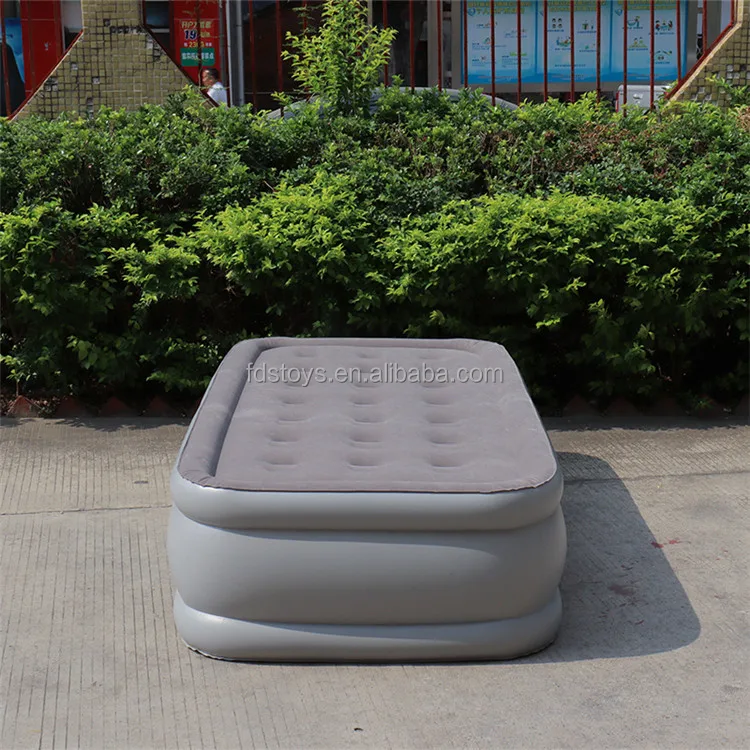 New Inflate Air Mattress with Built-in Pump -  Large Queen Size Inflatable High Mattress Air Bed for Camping