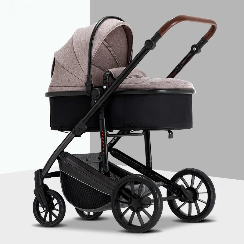 Cheap price baby pram carriage 3 in 1 multi-functional baby stroller with Baby carry basket