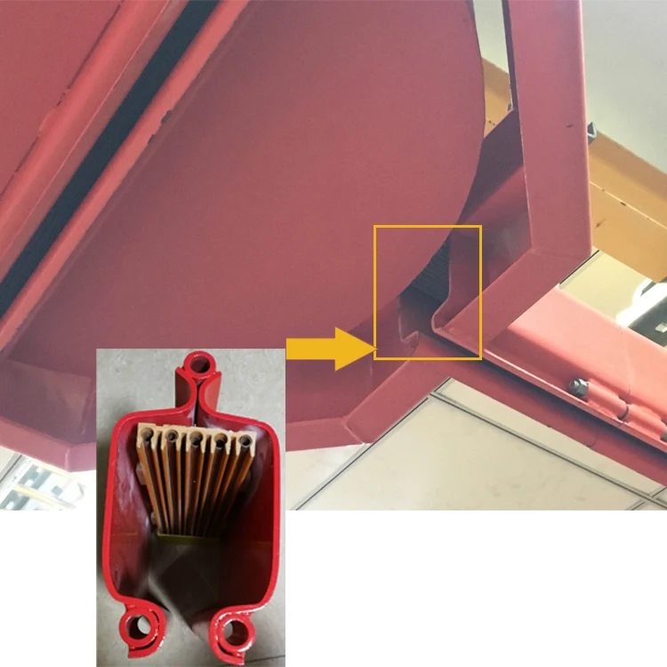 KBK crane system with built-in busbar and inside current collector