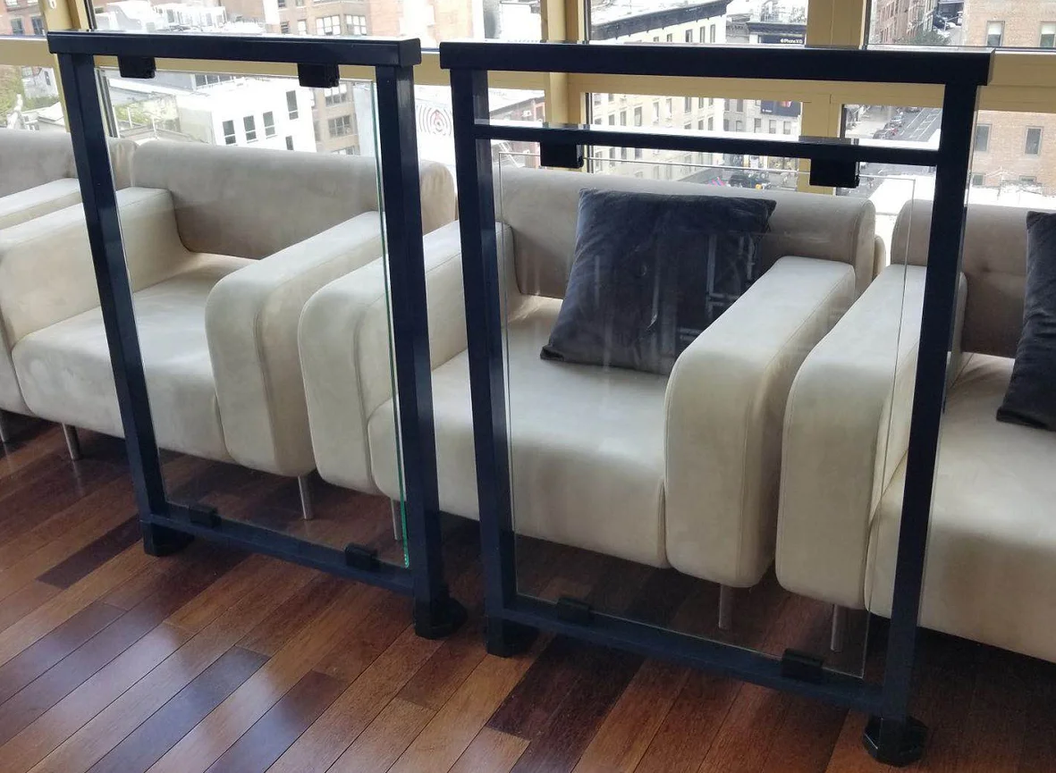 ZD Stainless Steel Bracket with Base Cover Stairs Railings Black Finish Support Handrail Square Deck Mount Post