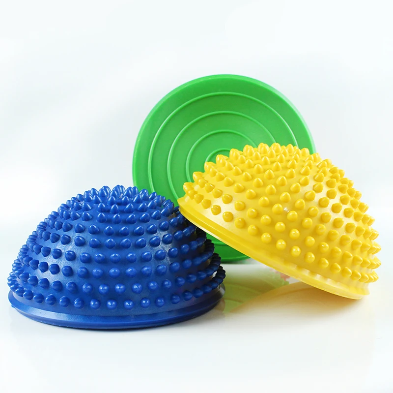 Yoga Massage Ball Spiky Half Massage Ball Hedgehog Balancing Pods Domed Stability Pods Half Round Yoga Balance Massage Ball