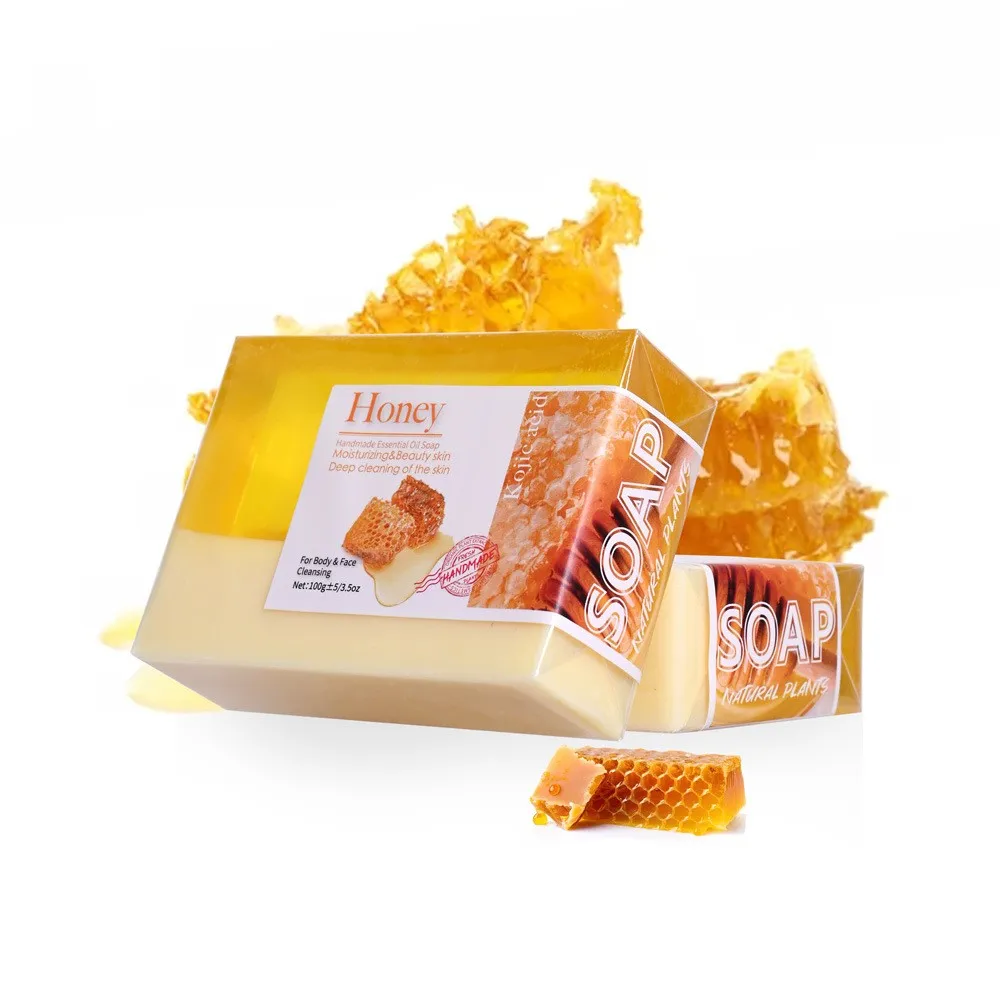 Honey kojic acid Soap 100g Brighten skin tone moisturize and moisturize skin suitable for dry skin