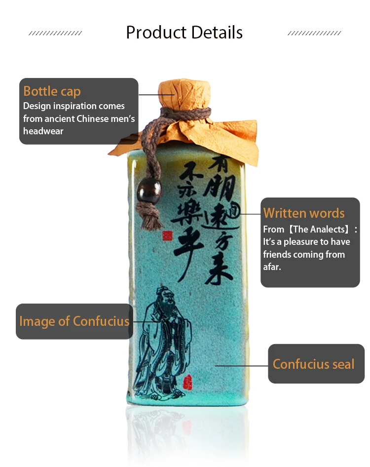 
WMF6 0.5L 52% Chinese Bottle Traditional Brewing Technology Nice Price Vodka 