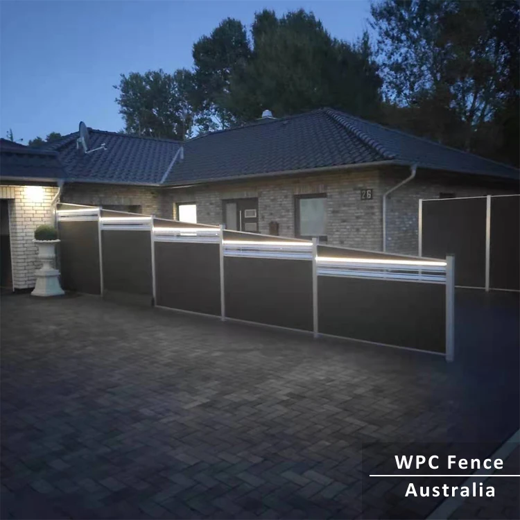 Hot sale wpc fence trellis fence from China wood plastic composite fence