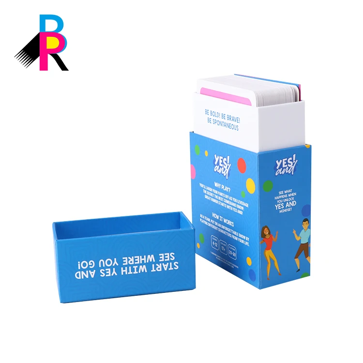 Игровая карточка, картонная коробка с принтом на заказ