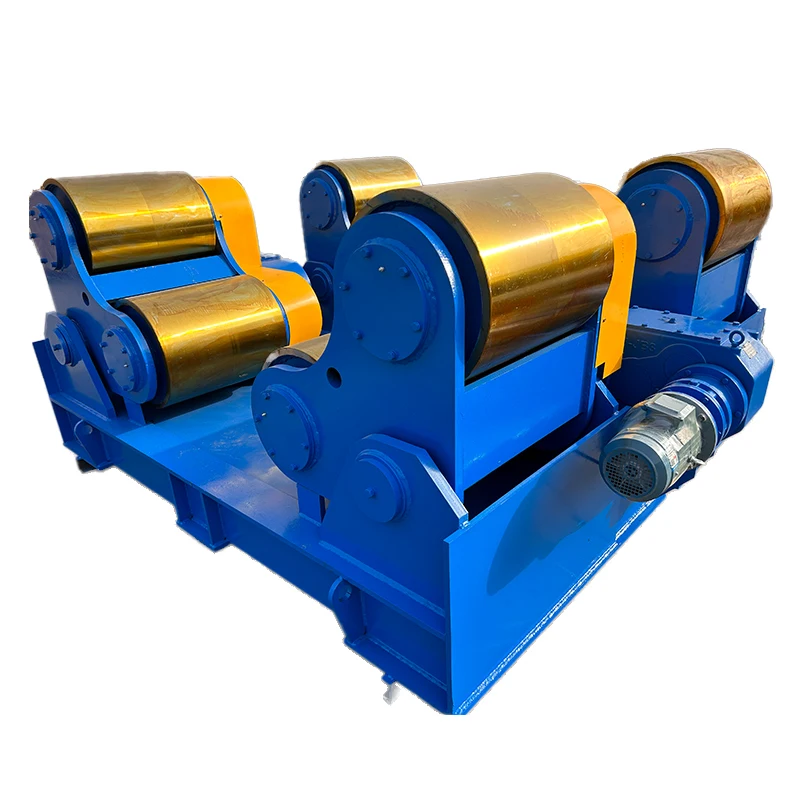 Inclined Welding Rotator Industrial Cylinder Pipe Tube Tank Roller Fit Up Extend Linkage Control Oscillator Electric Torch Head