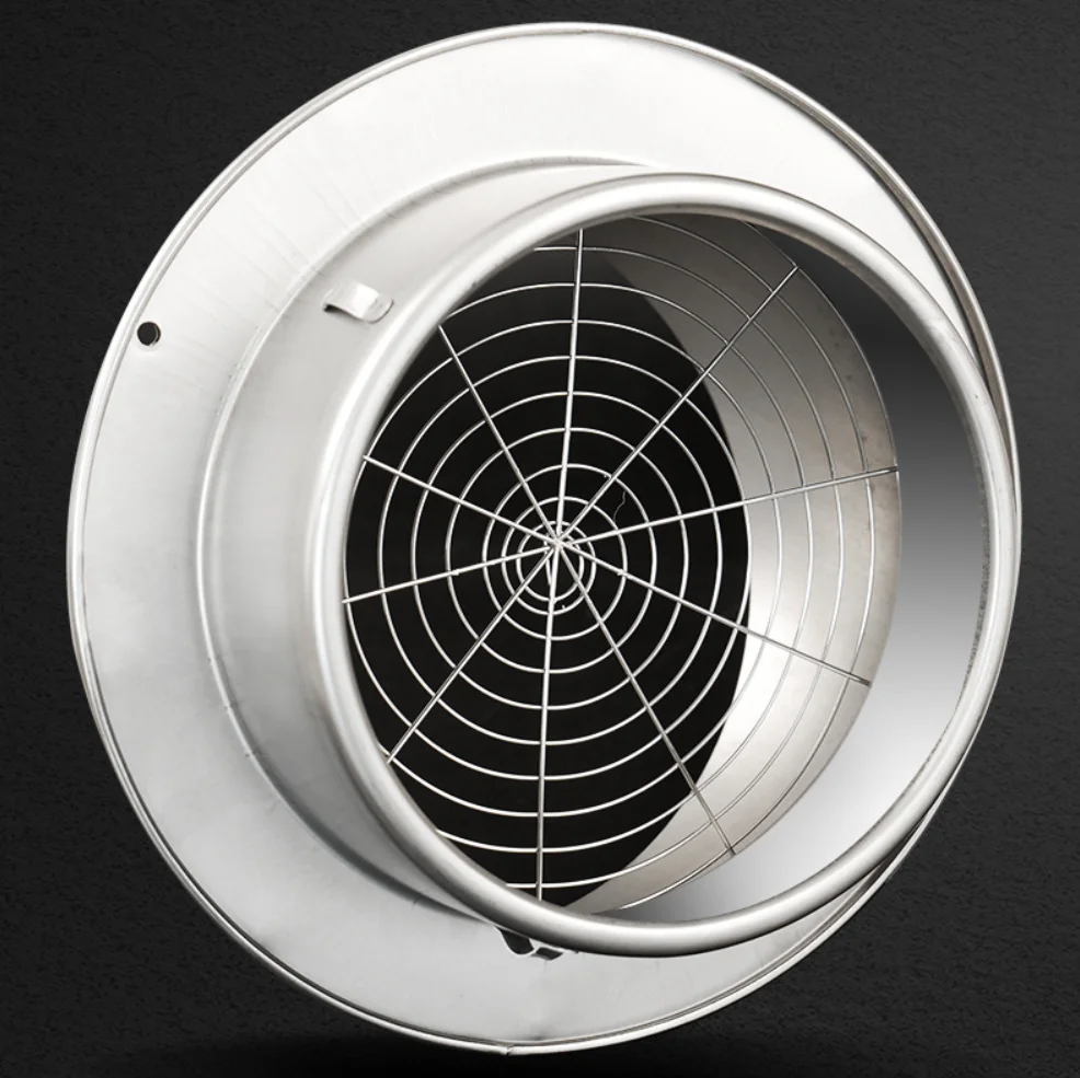 Stainless Steel Hood Flange Round air Grille  air Vent Cap