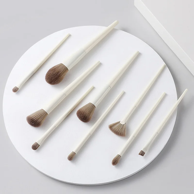 Customization 10 x makeup Soft loose foundation make-up powder blusher eye shadow high gloss brush full set zero series 5