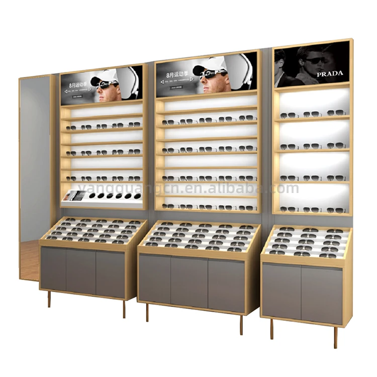 eyewear display optical shop furniture glasses showcase optical shop design eyeglass display cabinet showroom