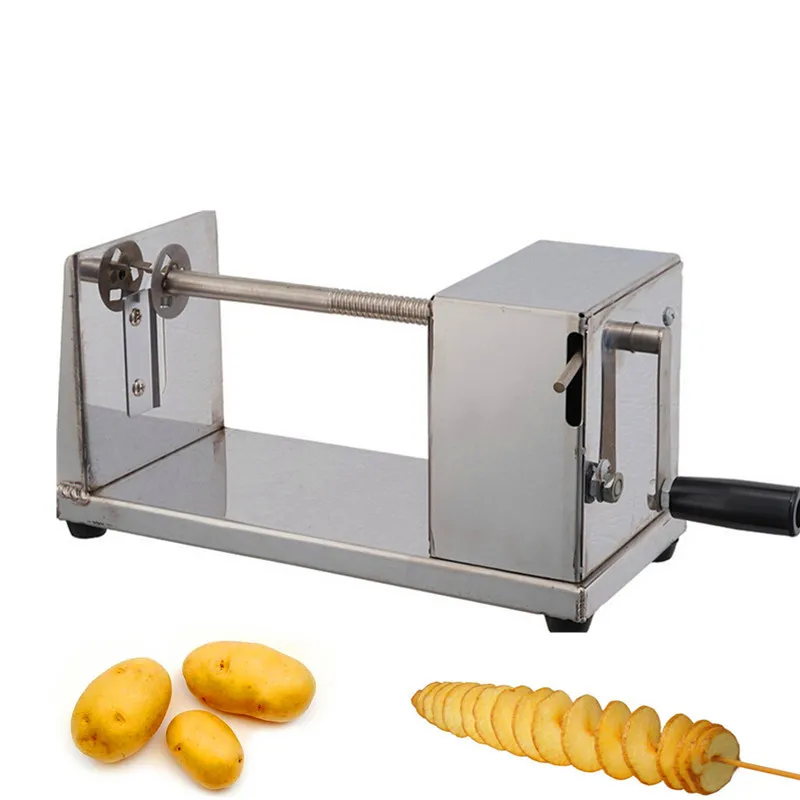 Hot Selling Spiral slicer manual potato cutting machine cutter