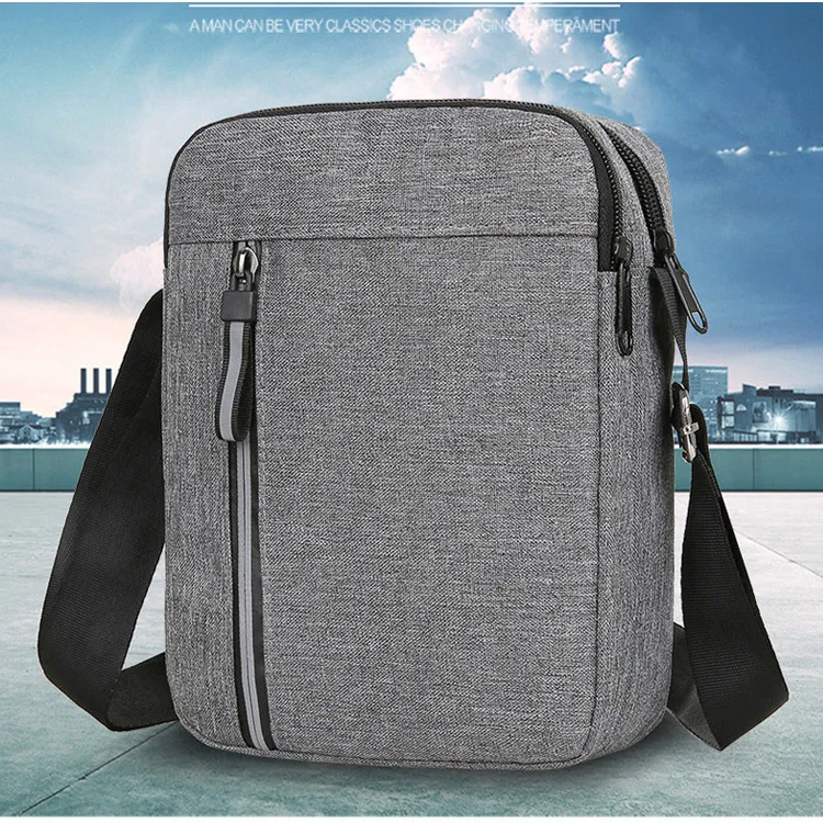Fashion Polyester Messenger Felt Cross Sling Small Bag Custom Long Strip Single Professional Women Mens Waterproof Shoulder Bag