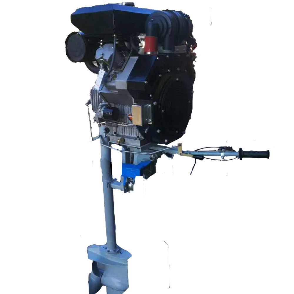 60 hp diesel outboard motor air cooled 2 cylinder 4 stroke diesel outboard engine for boat PD60-OL
