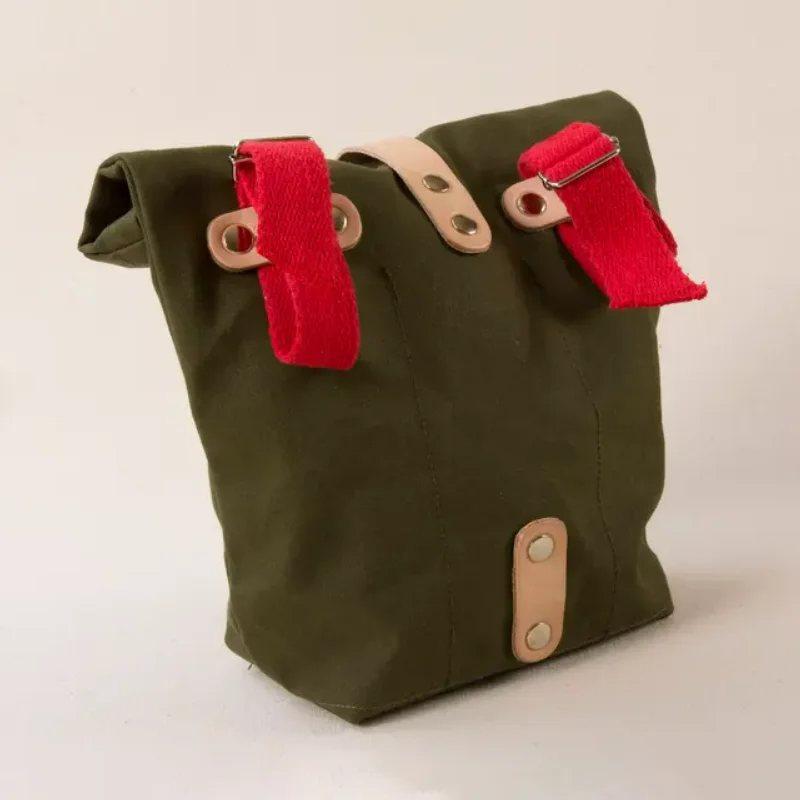 Portable Modern Bicycle Front Bags Canvas Outdoor Handlebar Case Classic Bike Accessories