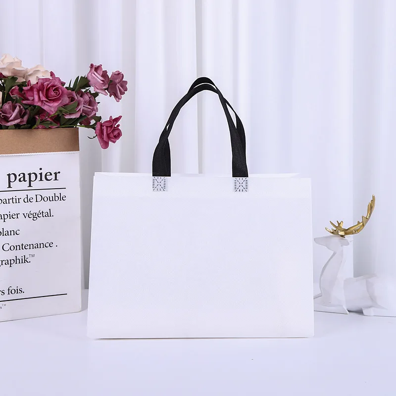 Wholesale Cheap Laminated Recycle Reusable Supermarket Grocery PP Polypropylene Fabric Tote Shopping Non Woven Bags