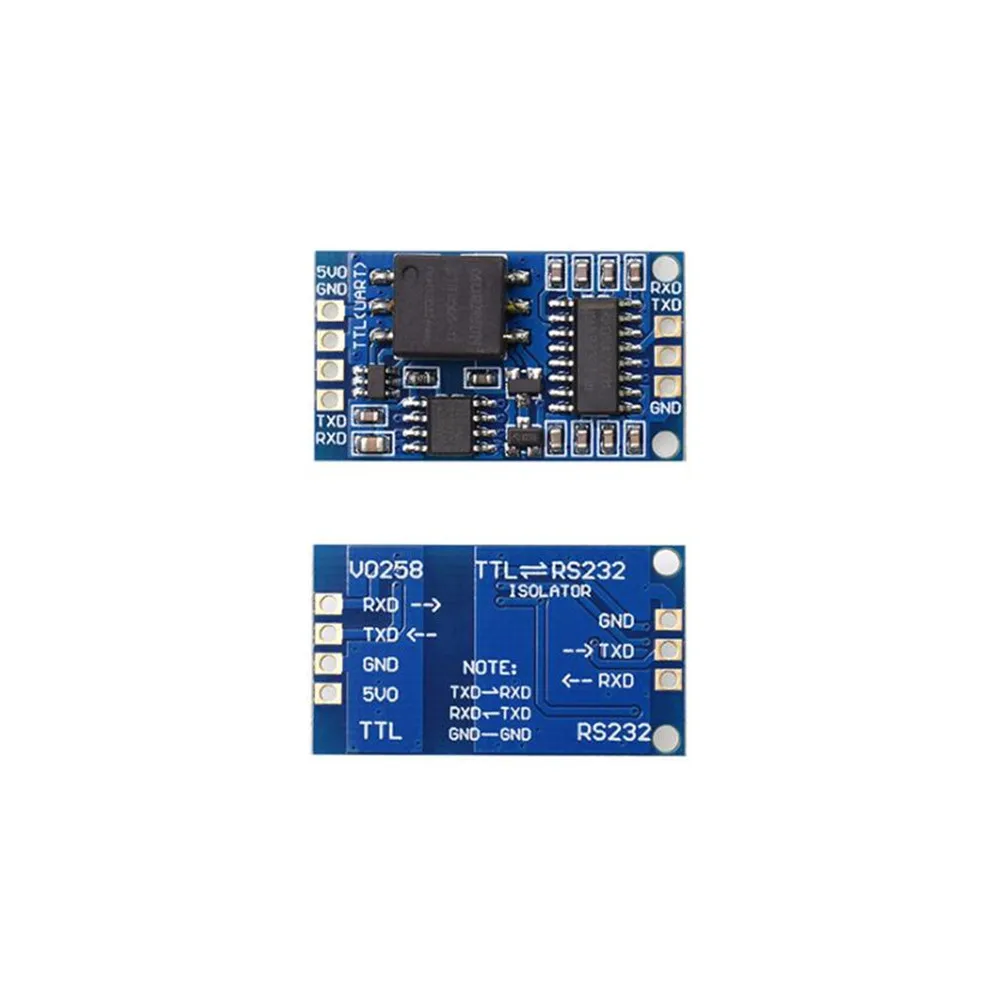 Taidacent SP3232 MAX3232 Isolation TTL to Uart RS232 Signal Converter RS232 Serial Port to TTL Converter