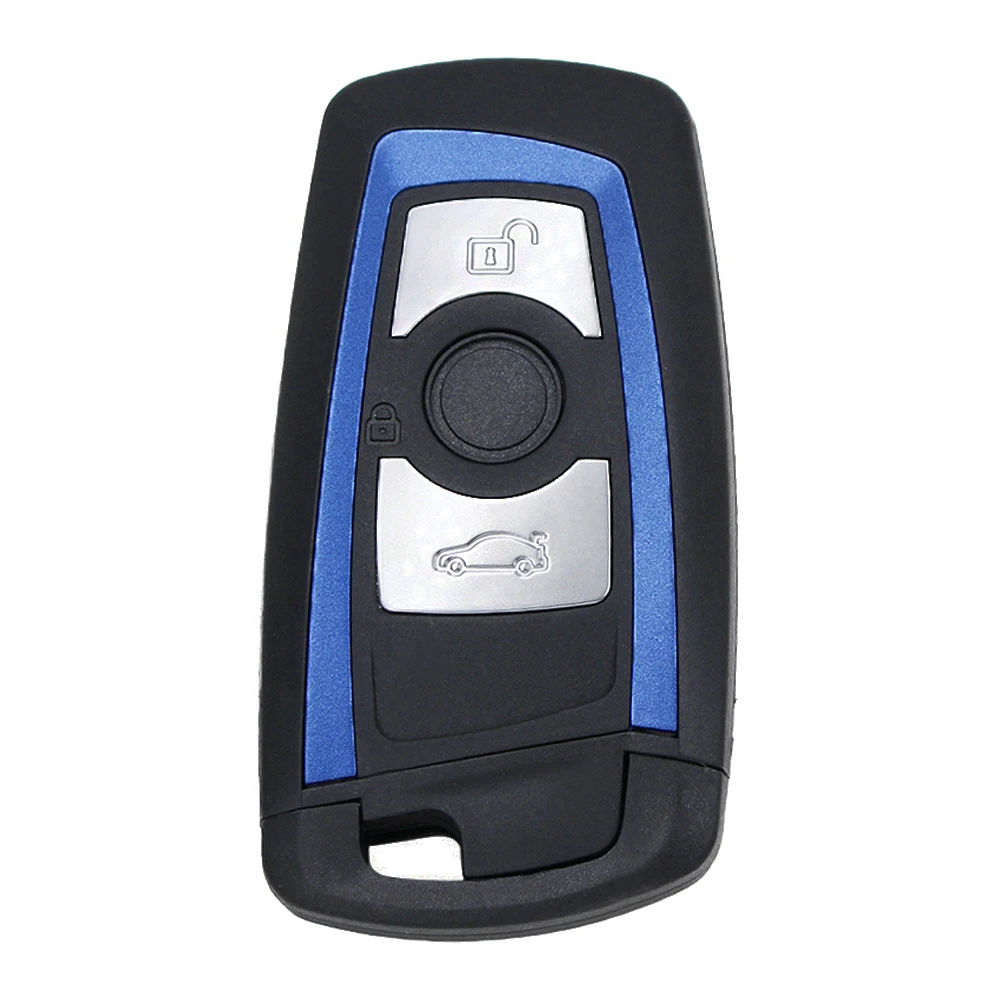 3/4B Replacement Smart Key Shell For BMW CAS4 F 3 5 7 Series E90 E92 E93 X5 F10 F20 F30 F40 Remote Car Key Shell 3 Colors