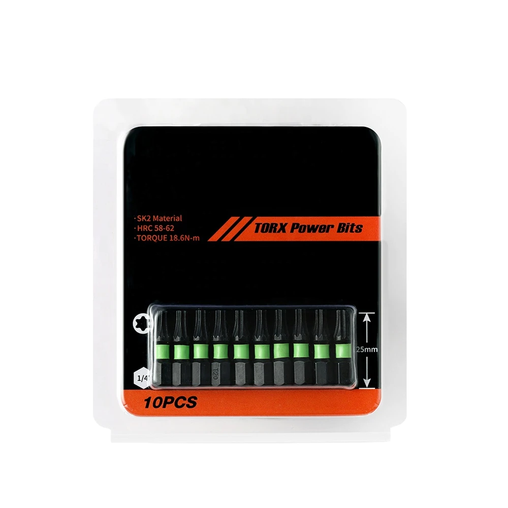 Hex Bit Magnetic Screwdriver Bits Torx T20 Torx T30 Impact Screwdriver Bits