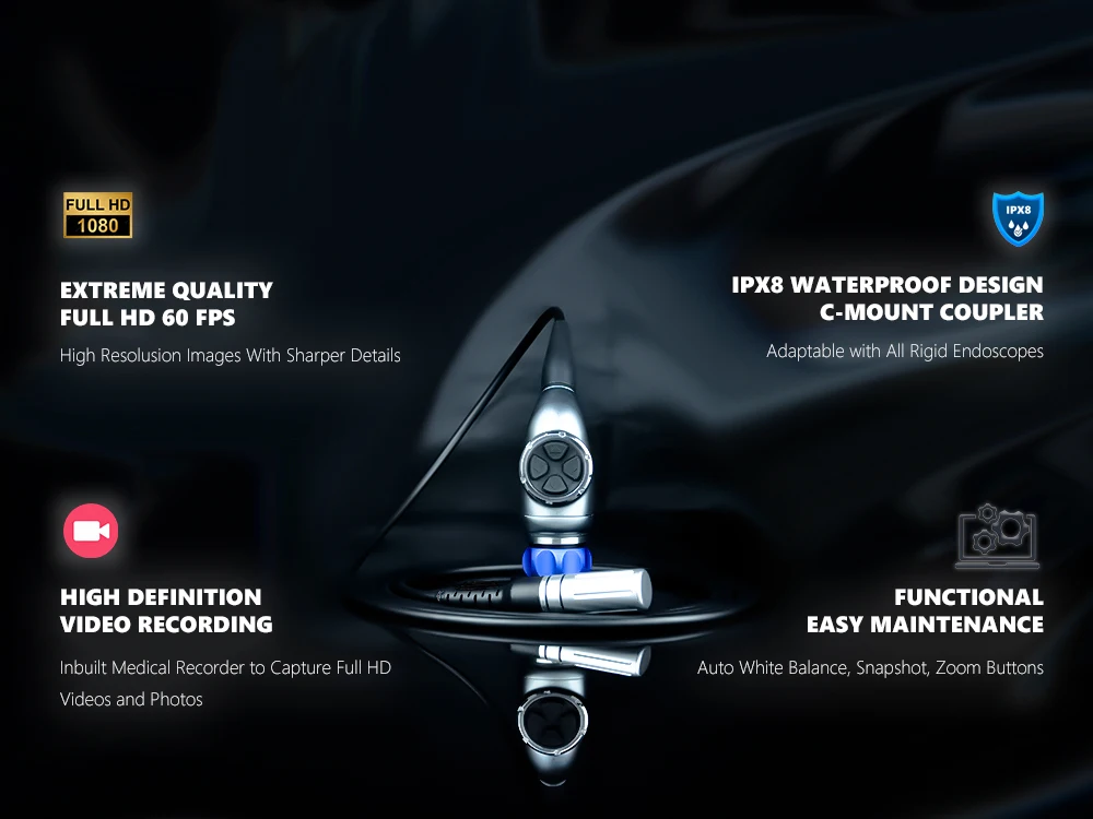 All-in-one Full HD Endoscope Camera System for Laparoscopic Surgery 9115T IKEDA