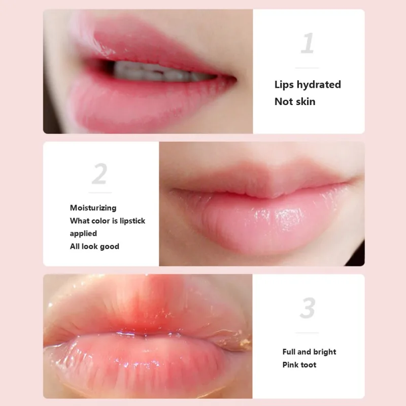 
10g Moisture Li-p Balm Strawberry Beeswax Long-Lasting Nourishing lip sleeping mask private label lip collagen mask lip mask jar 