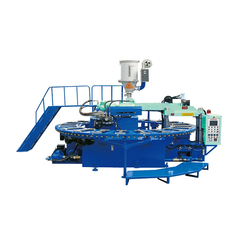 Заводская цена полностью автоматическая ротационная машина для литья под давлением ПВХ хрустальной обуви и подошвы из