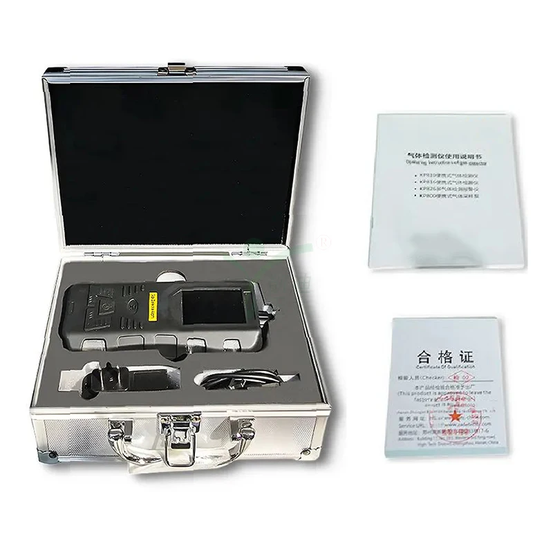 combustible gas detector, helium leak detector, oxygen gas analyzer