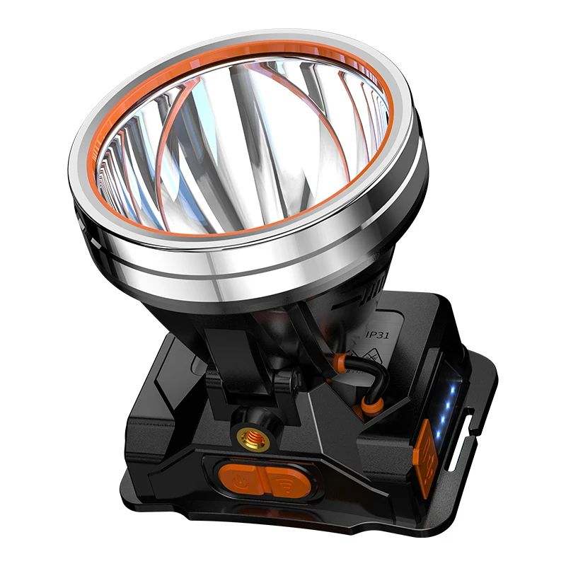 Factory Rechargeable Waterproof Powerful LED Sensor Headlamp Outdoor Head Flashlight for Camping Hunting Running