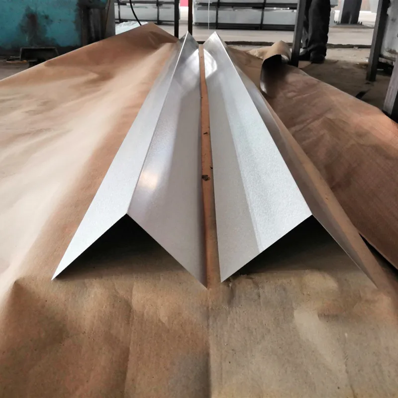 4X5X10 galvalume L angle flashing roof edge for UAS/Canada