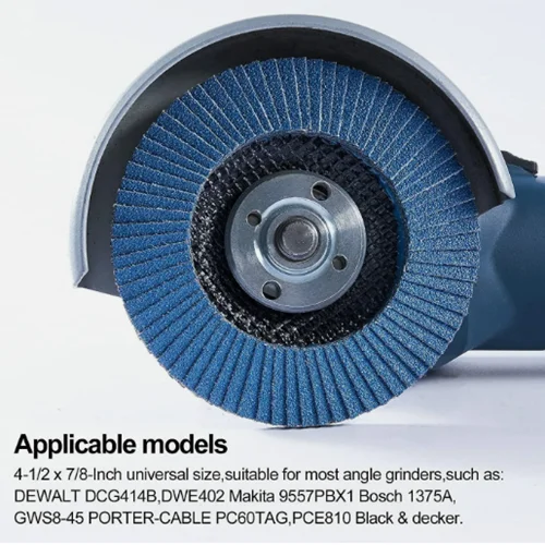 10 Pack 4.5' x 7/8' Professional 120 Grit Zirconia Flap Disc Grinding Wheels T29