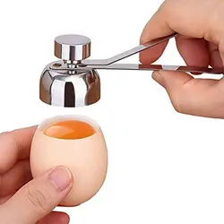 Good Quality Egg Opener Stainless Steel Egg Cracker Topper Open The Egg Apparatus Kitchen Tools
