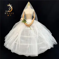 high quality  4  Hoops Petticoats Bustle Tail swing for Ball Gown Wedding Accessories Bridal NO.8