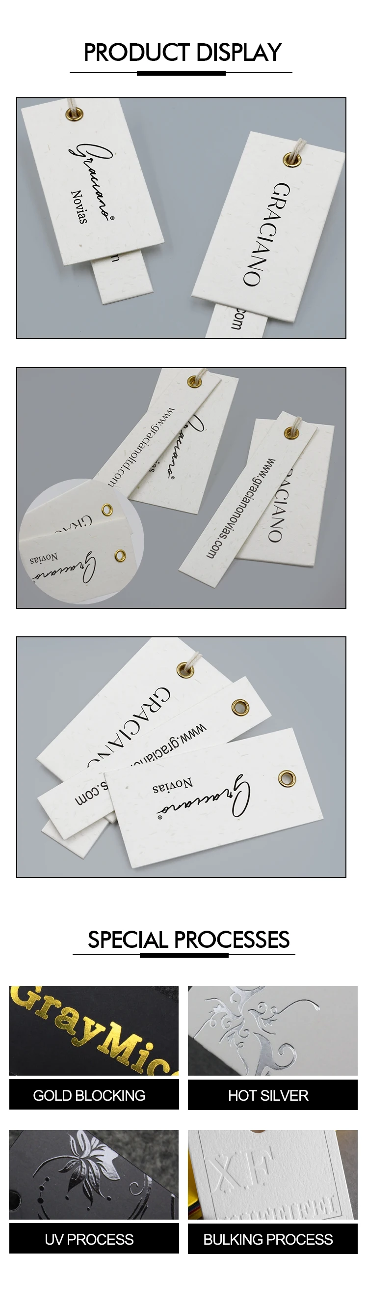 Your Logo Custom Clothing Labels Clothing Tags Customized Hang Tags Custom Price Tag Thank You