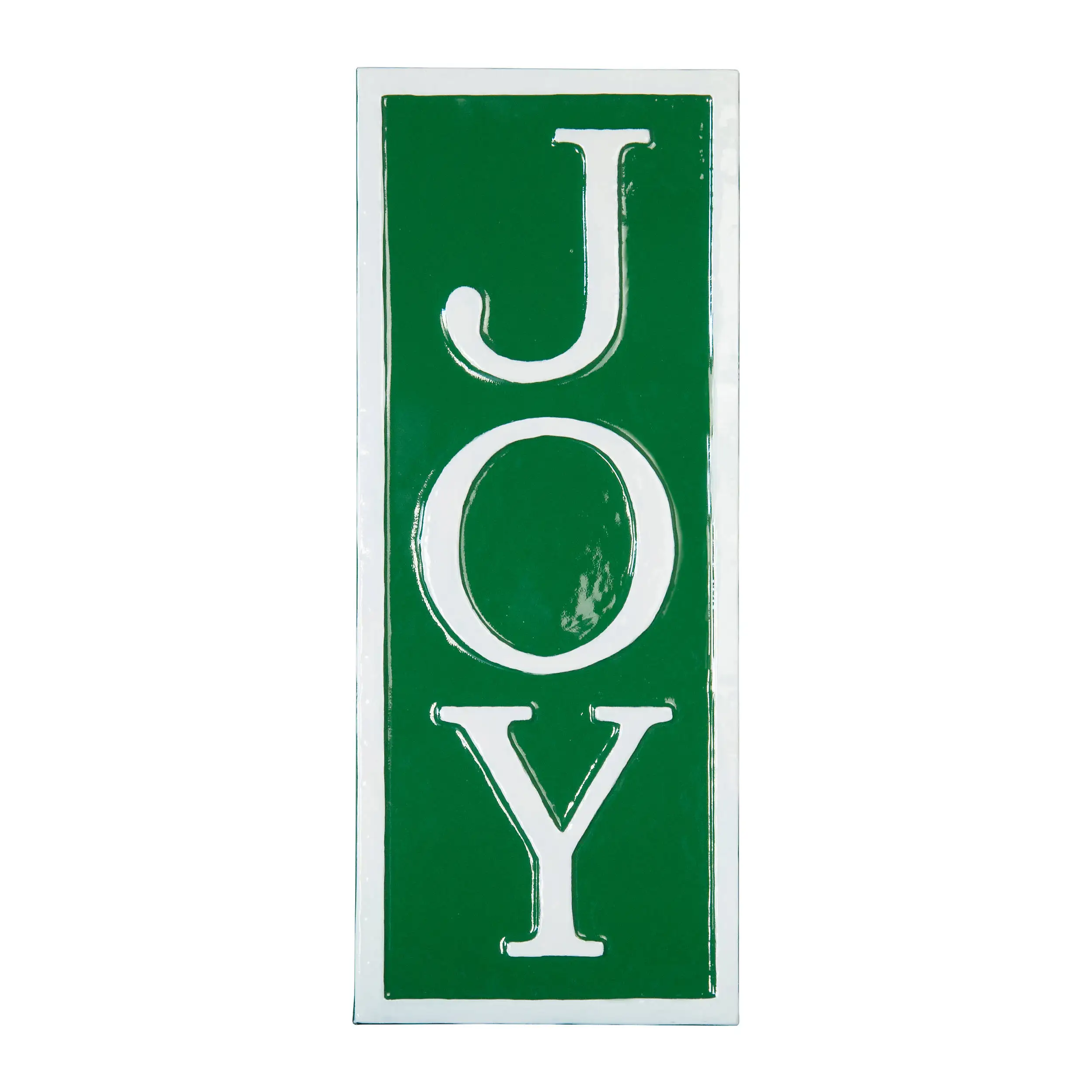 
Black Metal Joy Tag Plaque 