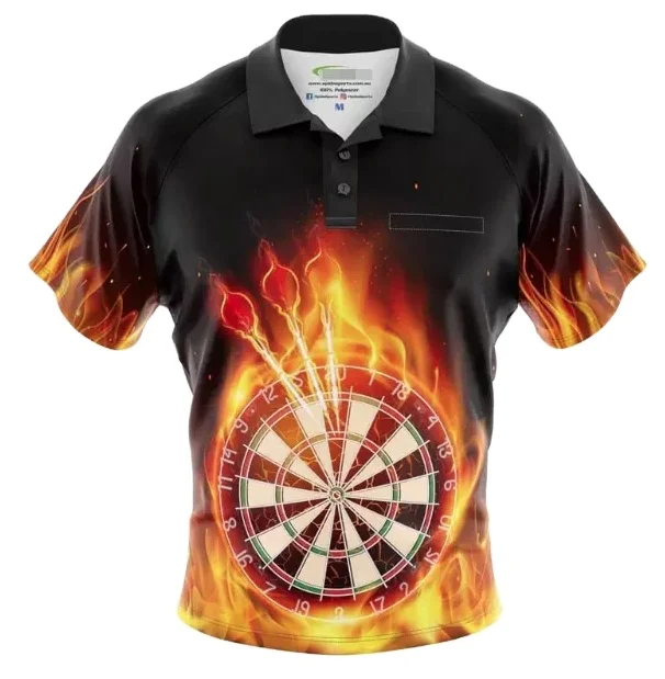 Custom Logo Man Sublimation Dart Shirts