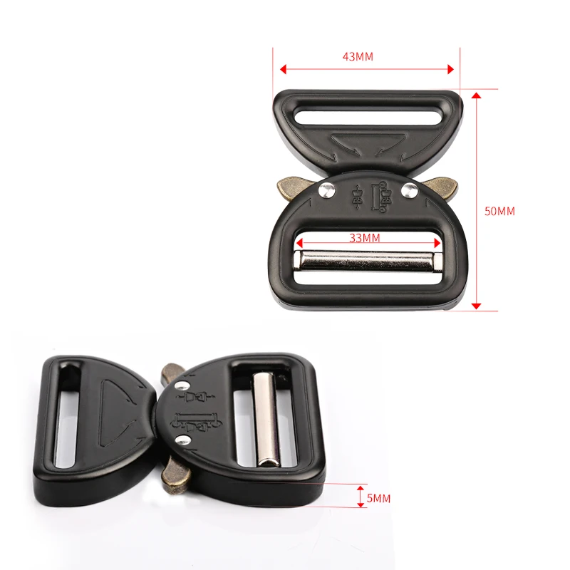 
Heavy Duty Tactical Police Military Buckle Combat western oem Belt accessories Buckle metal 