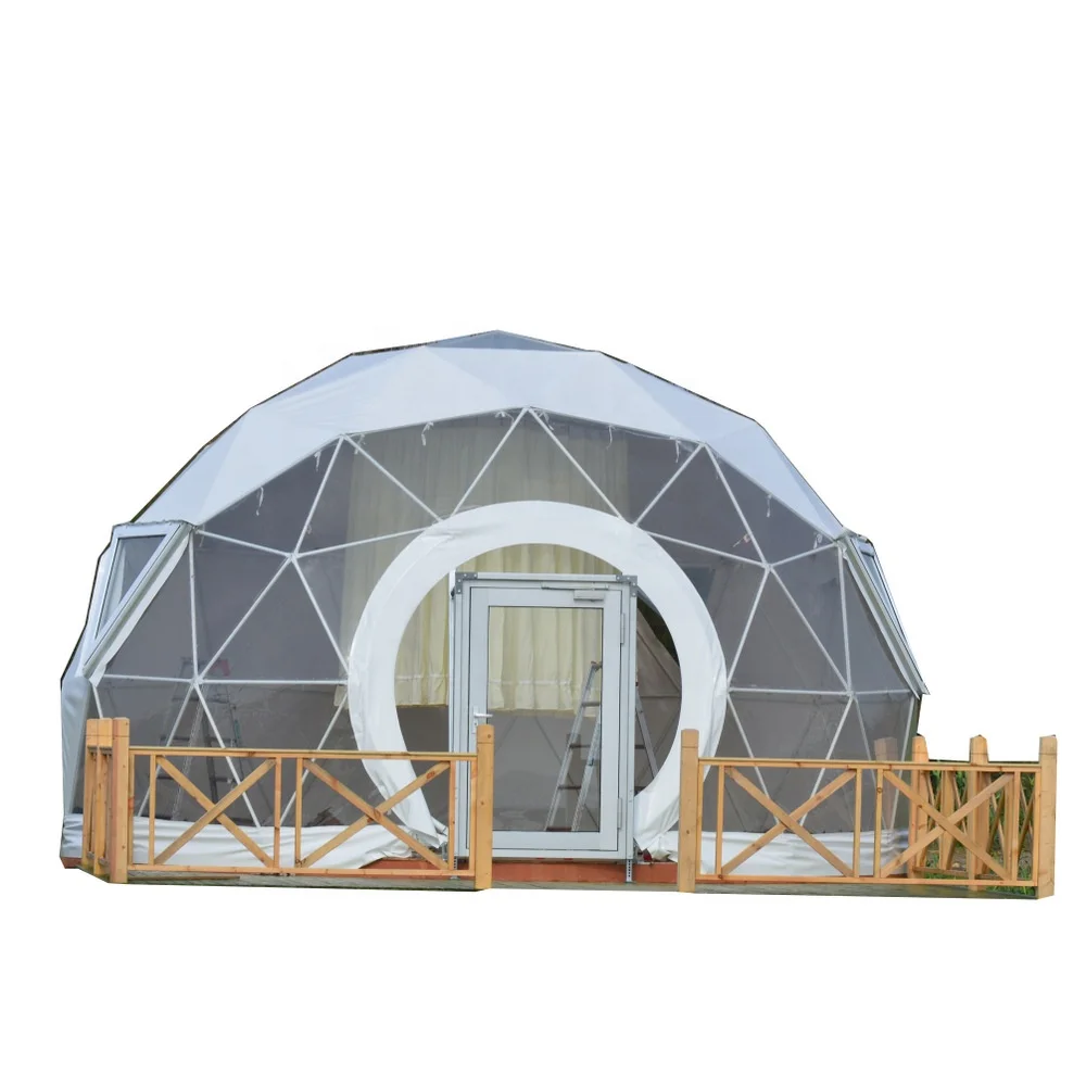 Купольная палатка для кемпинга и теплицы, геодезический купол для глажки 6-10 м