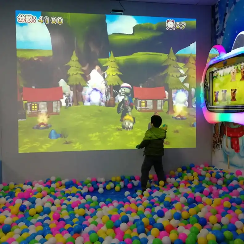The latest interactive projection wall floor game indoor virtual reality touch game 3 years warranty 255 points for large panel