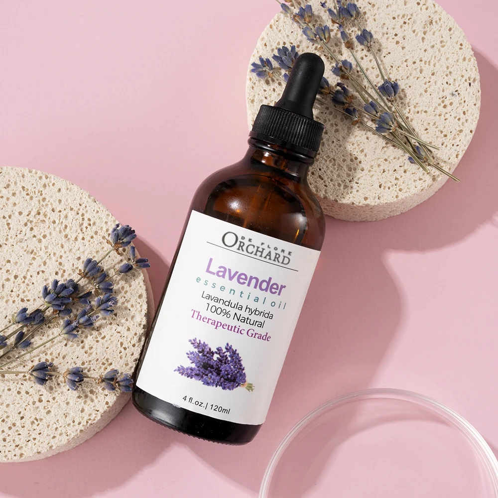 100% Pure Natural Organic Skin Care Massage Lavender Essential Oil Bulk