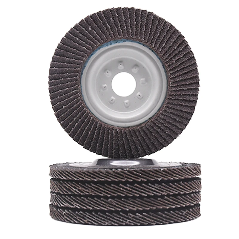 4inch Iron Backing Aluminium Oxide Flap Disc Metal And Stainless Steel Grinding Disc 100X16MM