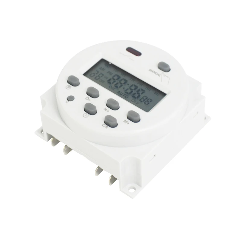 Таймер CN101A 16A с цифровым ЖК-дисплеем, мини-таймер с защитой от помех, готов к отправке