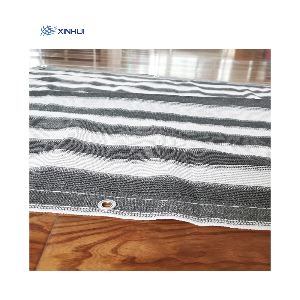 Width 0.8m telescopic wave sunshade hdpe anti-uv customize home terrace balcony privacy net balcony privacy screen