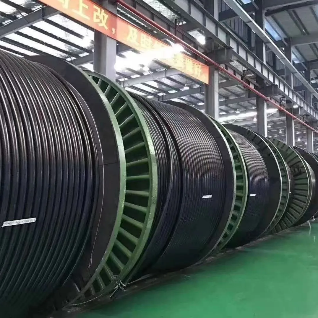 14awg~1awg Pvc rubber Insulation 3/4 Core 1.5mm2~95mm2 Flat Submersible Irrigation Pump cable  electric Wire