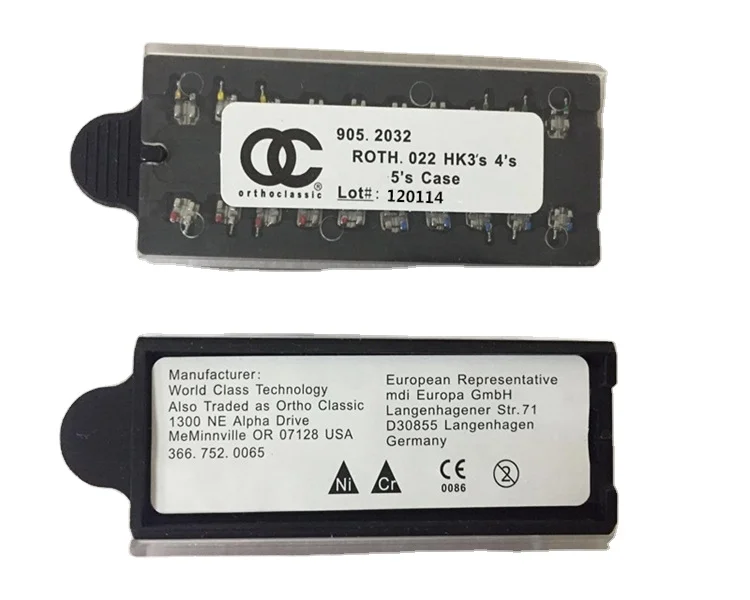  MIM моноблок OC Рот 022 HK 3s 4s 5s металлические скобки Стоматологическое