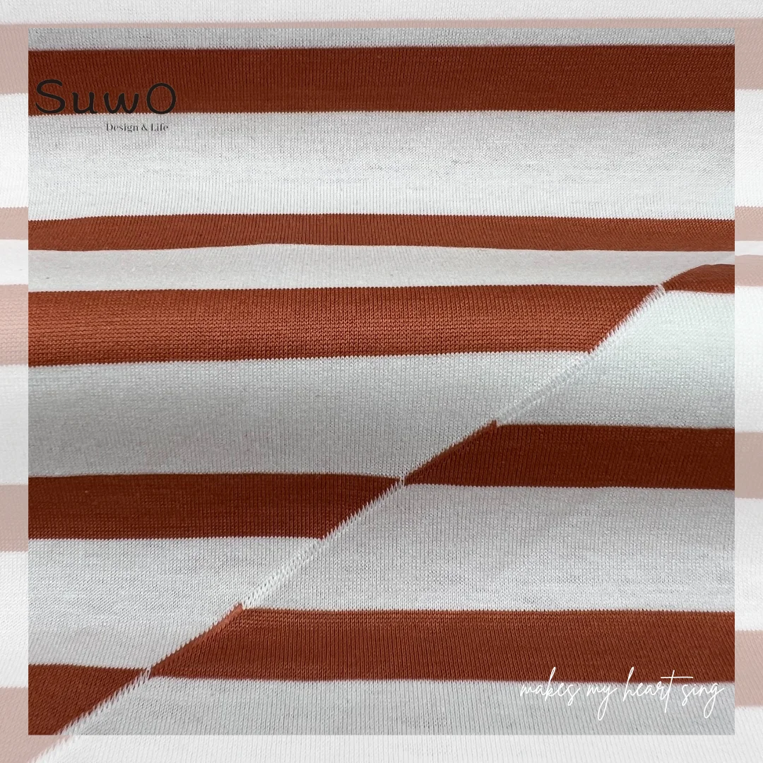 High quality woven mercerized cotton knitted fabric Pima cotton Soft comfortable Suitable for Skirt Tshirt Dresses