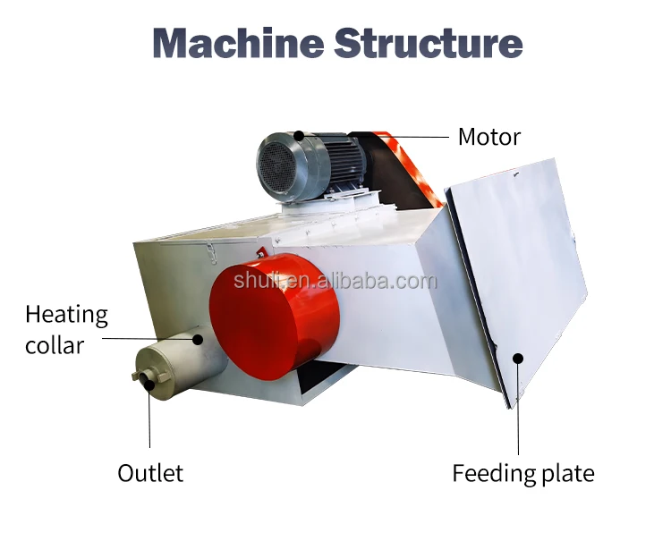 foam hot melting machine plastic granulators granule plastic