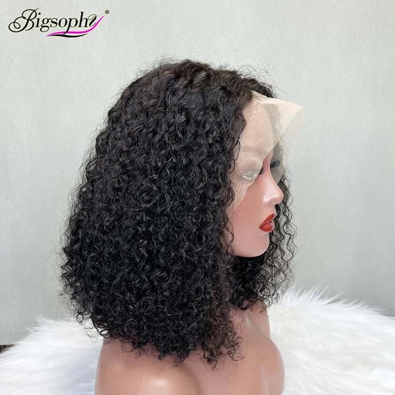 Best Hair Wholesaler Mongolian Hair,Natural Color 13x4 Full Frontal Lace Pixie Curl Wig Vietnam Hair,Hair From China