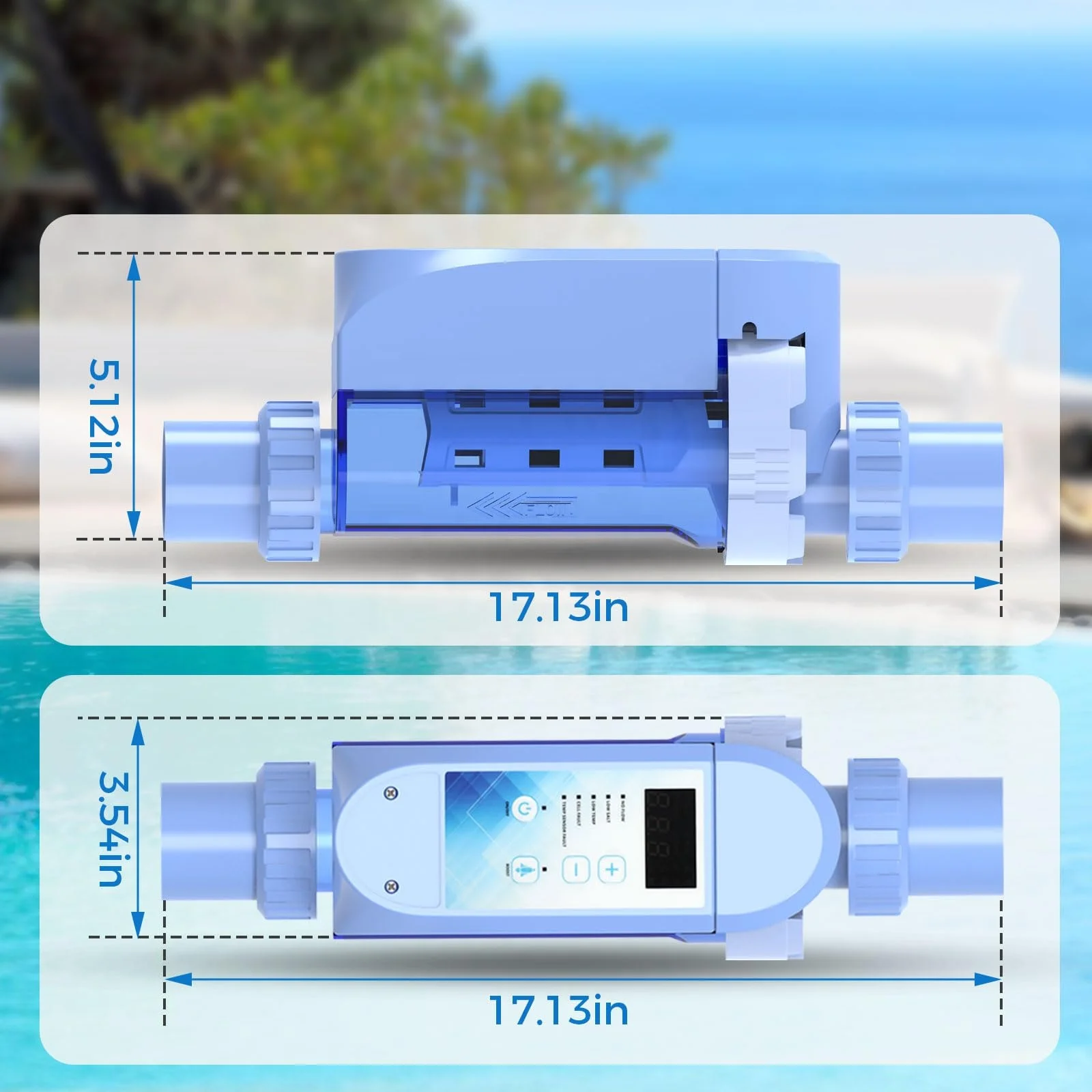 kornonssi 20-50g APP WiFi Function salt chlorinator For Swimming Poolsalt Chlorine Machine salt Water Chlorinatorsalt chlorinato