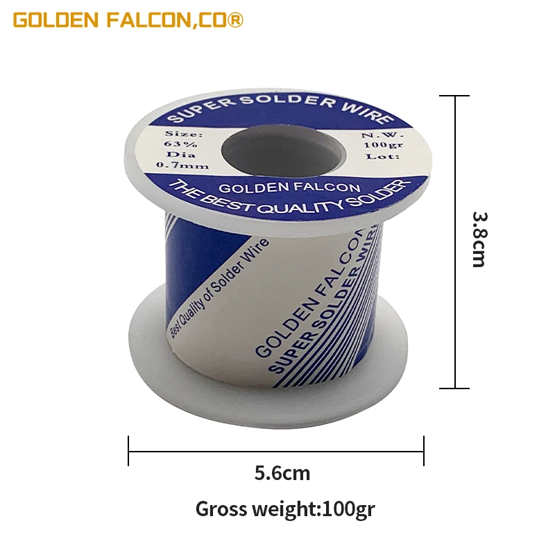 Welding wire 0.7mm 100g Sn63Pb37 Flux Rosin Activated Cored tin soldering tin 63%