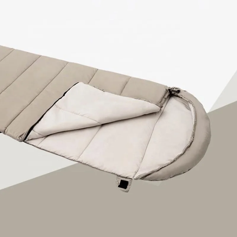 Wholesale 4 season hollow cotton adult lightweight backpacking  envelope sleeping bags for camping